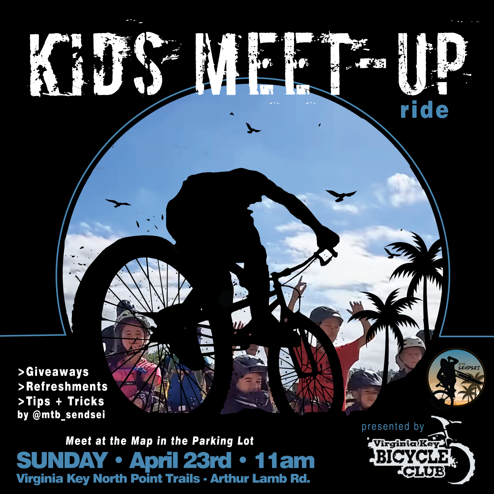 Kids Meet-Up Ride - VIRGINIA KEY BICYCLE CLUB INC
