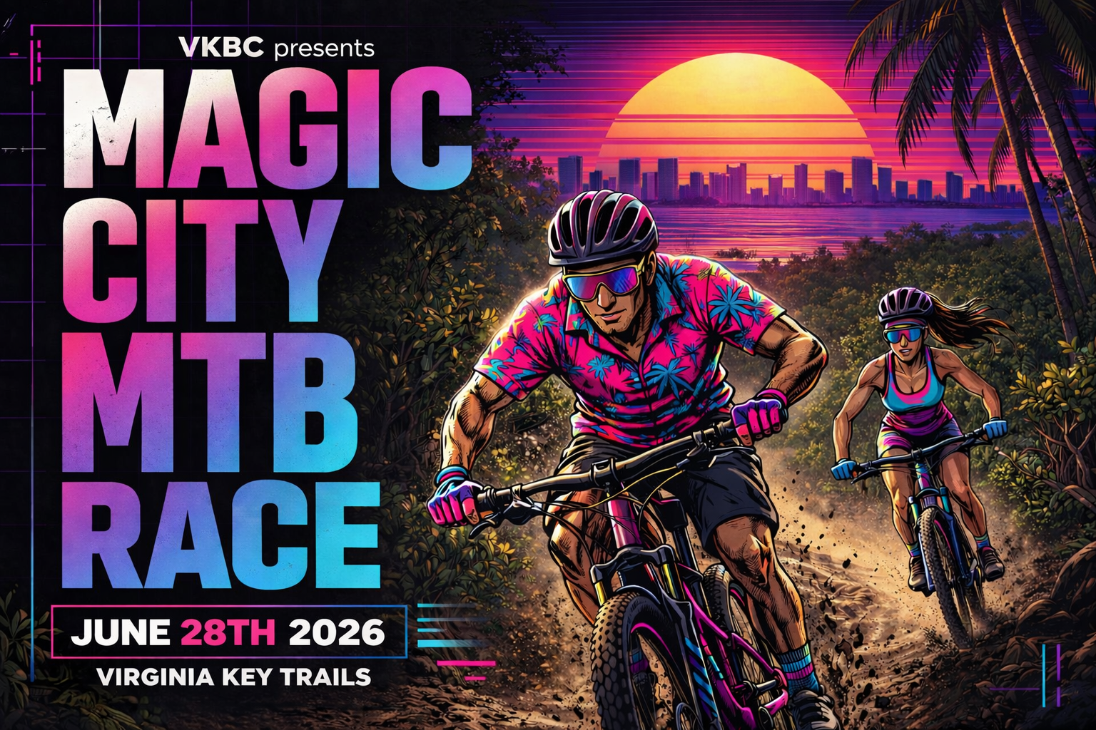2026 Magic City MTB Race — Virginia Key Trails, June 28th 2026